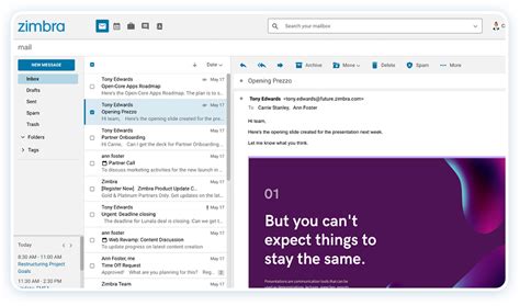 zimbra mail interno